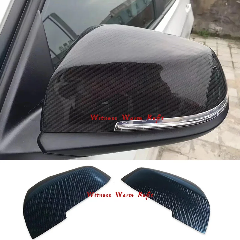 F30 Carbon Fiber Replaceme Rearview Mirror Cover Car Styling for Bmw 3 Series F30 320i 328i 335i 2012 2013 2014 2015 16 17 2018