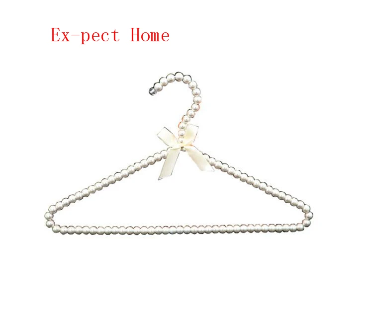 

200pcs/lot White 40cm Adult Plastic Hanger Pearl Hangers For Clothes Pegs Princess Clothespins Wedding Dress Hanger