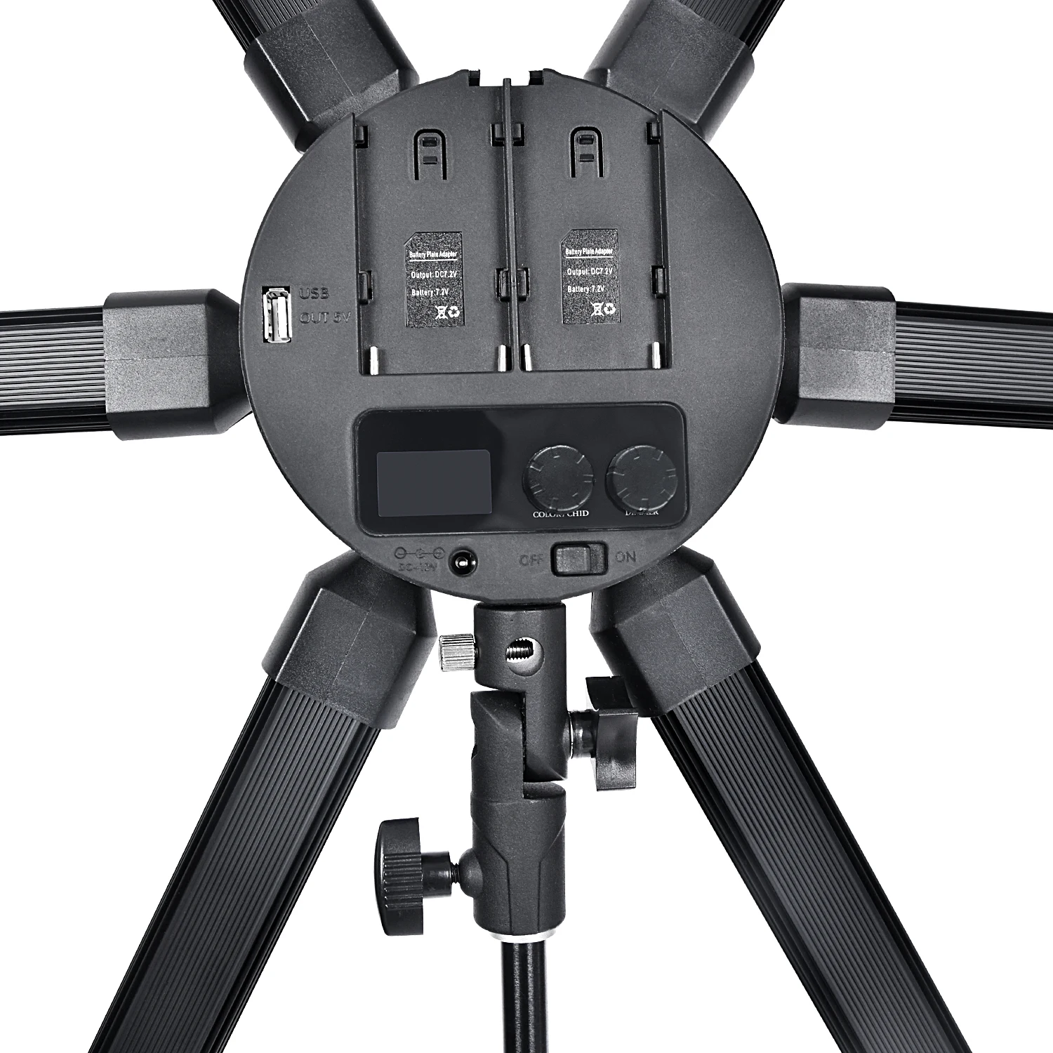 Fusitu 25 pollici fotografia luce Multimedia Extreme led Star Ring light lampada Video con treppiede piastra batteria per trucco Youtube