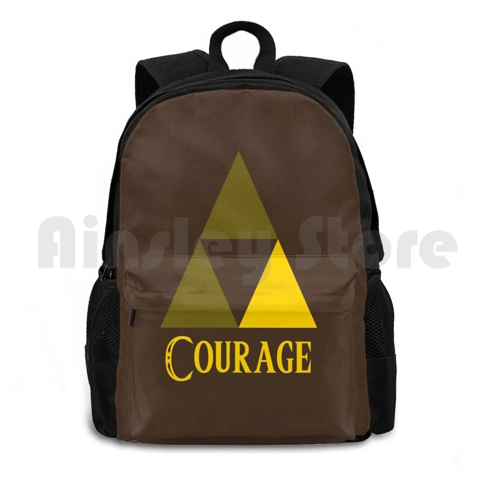 Courage Outdoor Hiking Backpack Waterproof Camping Travel Link Ganon Ganondorf Triforce Courage Wisdom Power Din Farore Nayru