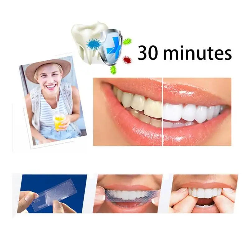 14 Stks/doos 28 Stks/doos Tanden Whitening Strips Wittere Tanden Bleken Tanden Strips Orale Hygene