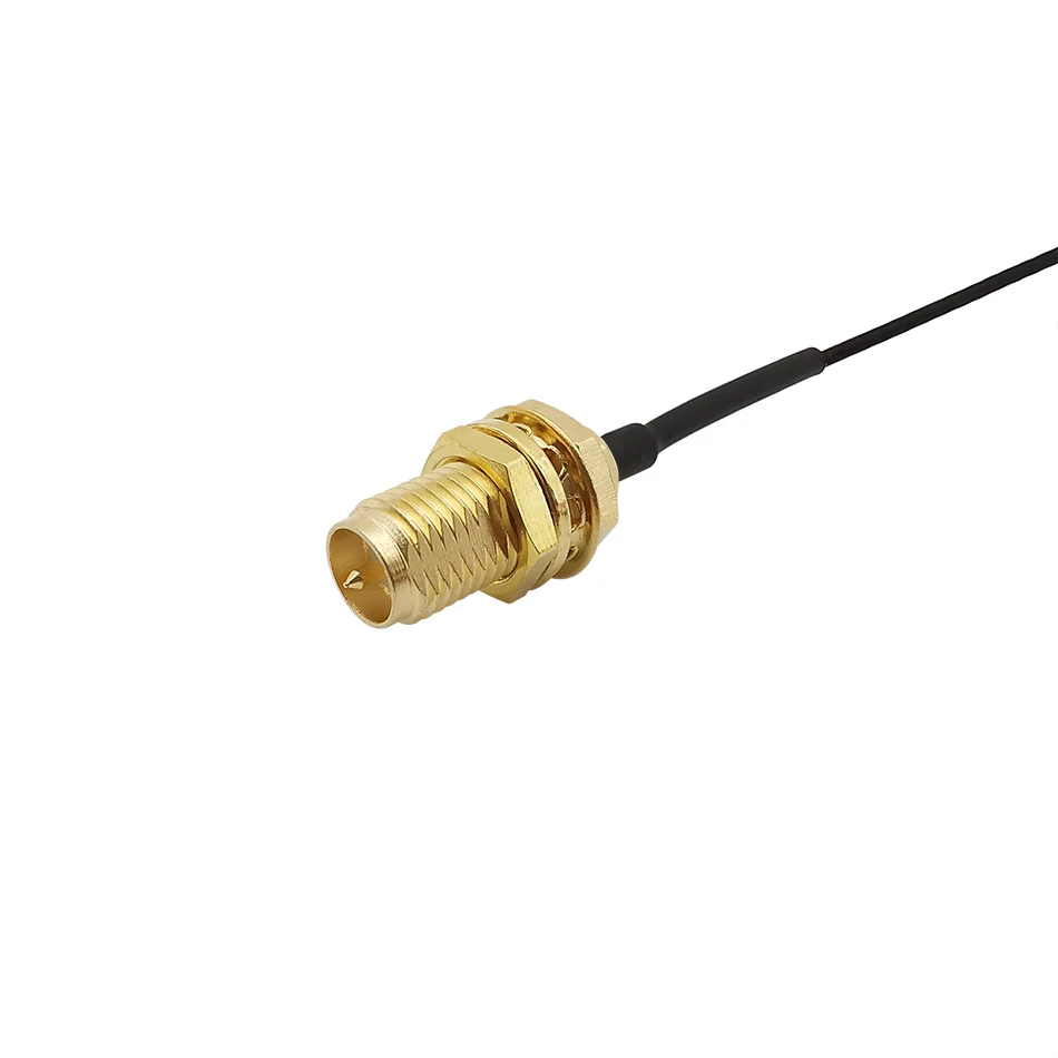 1Pcs RP SMA Female Jack 0.81mm RF Jumper Cable Pigtail for PCI WiFi Card Wireless Router 5-50cm