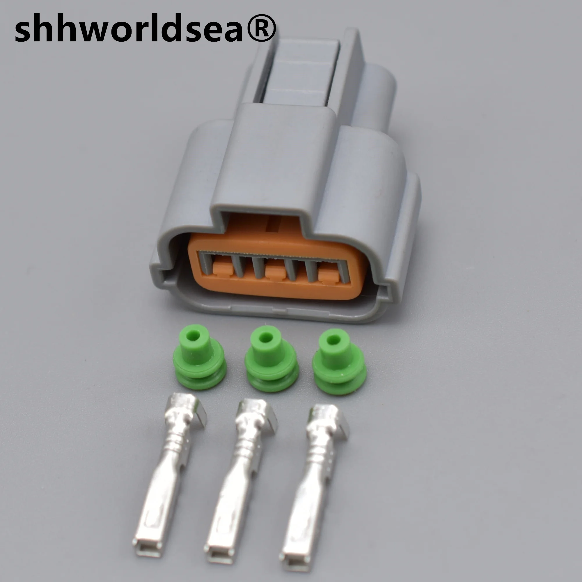 shhworldsea 3 Pin auto connector sensor plug PU465-03127 For JAC Mitsubishi EVO Outlander Pajero Ignition Coil Plug with wires