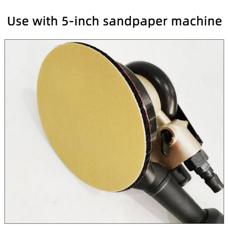 3m 236u 5 Inch 6 Hole Sandpaper 125mm Disc Flocking Round Pneumatic Sanding Machine Polishing Pad