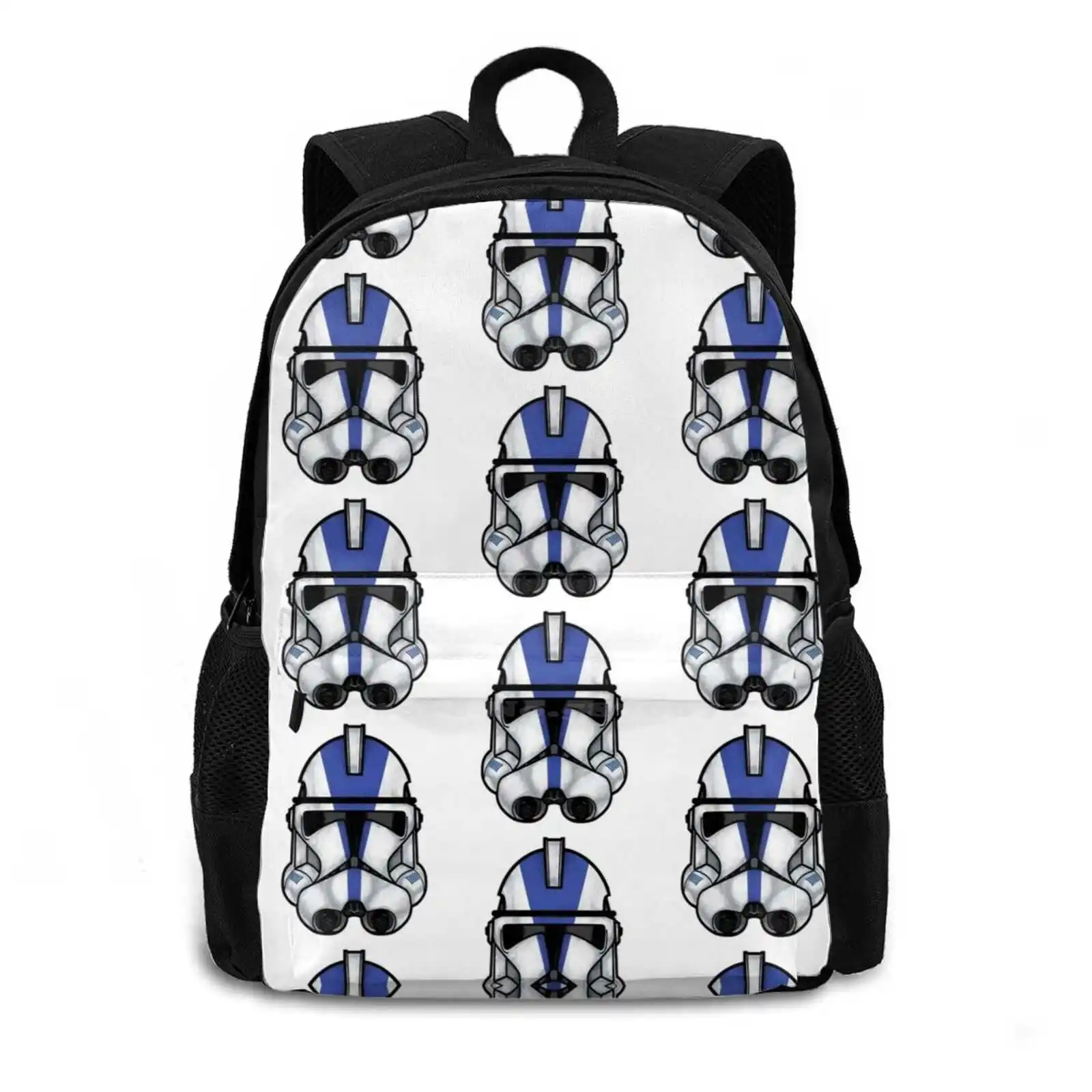 Clone Helmet School Bag Big Capacity Backpack Laptop Clone Wars Clone Trooper Clone Helmet Jedi Sith Knight Laptop Movie Show