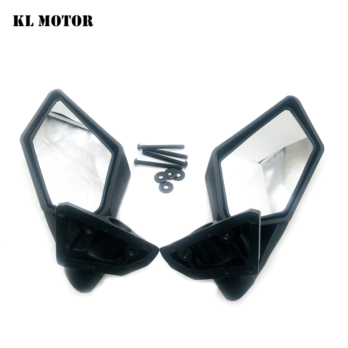 

A Pair Left & Right UTV Side View Mirrors Rearview Mirror Adjustable for Maverick X3 & MAX SSP Racing 715002898 QUAD