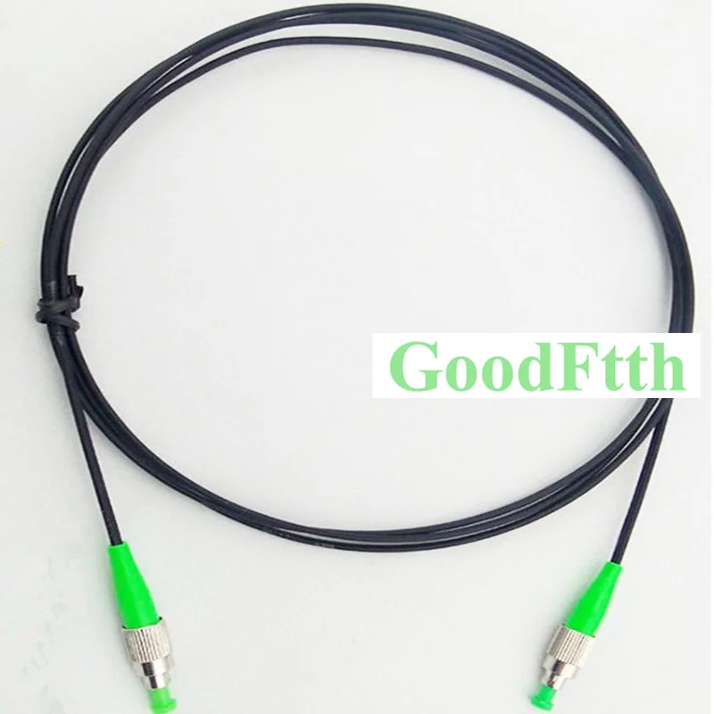 

Кабель FTTH Drop, Соединительный шнур, Φ APC FC/FC-FC/APC SM G657a, 1 ядро, черный LSZH GoodFtth, 20 м, 25 м, 30 м, 35 м, 40 м, 50 м, 60 м, 70 м, 80 м, 100 м