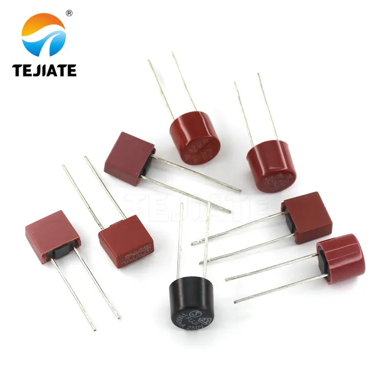 10PCS 392 Square Type Fuse T0.5/1/1.25/2/2.5/3/4/5/6.3A 250V  Commonly Used Power Fuses Assorted Slow Blow Fuse LCD PCB Matched