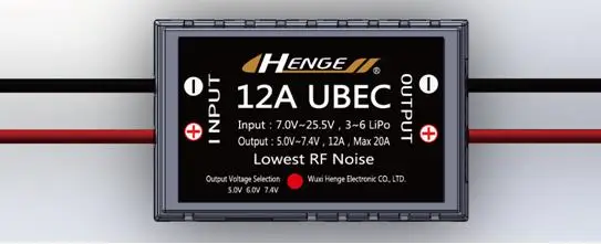 HENGE 4A 6A 8A 10A 12A UBEC For Aeroplane / Helicopter / Mulitcopter Rc Drone
