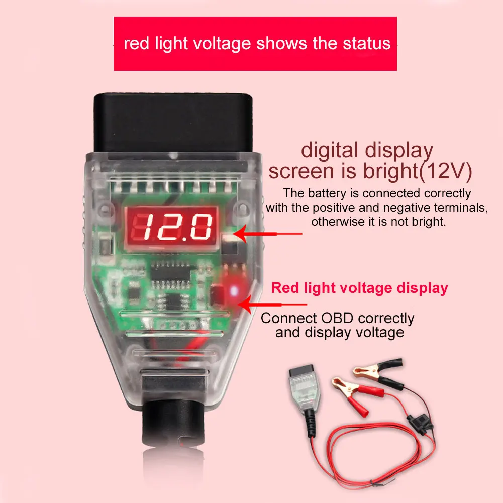 Conector ECU OBD2 para coche, Ahorrador de batería, automotriz, enchufe eléctrico de emergencia, ahorro de combustible