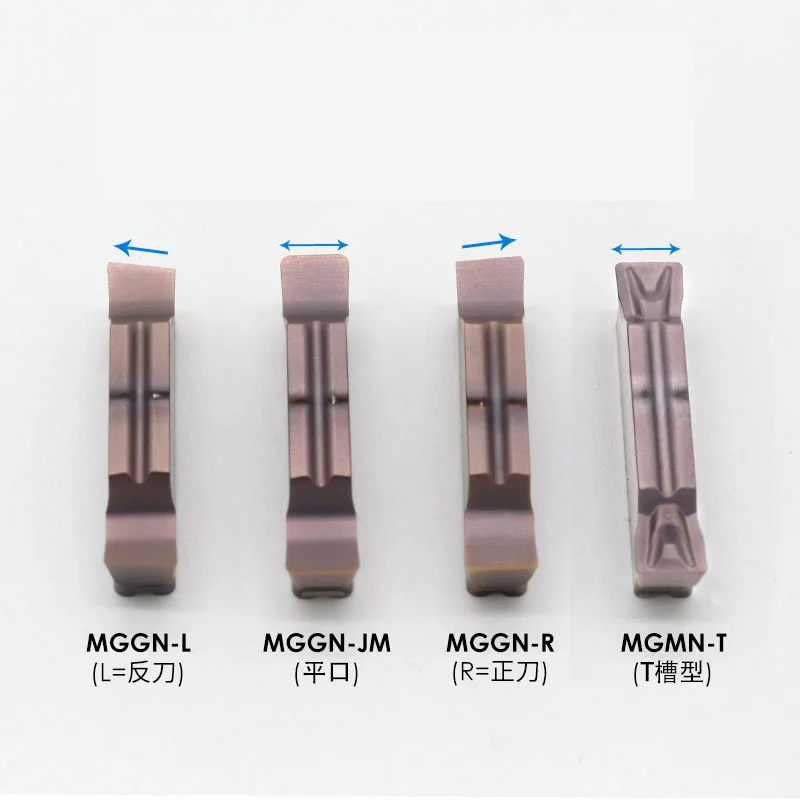 

CNC Grooving Inserts Outer Diameter Cutting Inserts MGGN150/200/250/300/400-JM7018 Inner Hole Shallow Groove Grooving Inserts