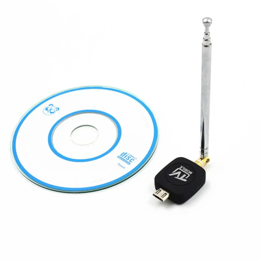 DVB-T TV Receiver 75 Ohm Digital TV Antenna Input Micro USB 2.0 TV Tuner for Android Mobile Phone Tablet