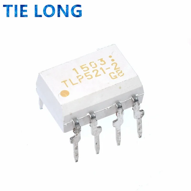 10pcs/lot TLP521-2 TLP521 P521-2 TLP521-2GB DIP-8 HIGH DENSITY MOUNTING PHOTOTRANSISTOR OPTICALLY COUPLED ISOLATORS