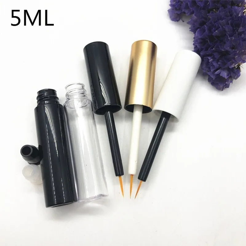 

Wholesale 5ml Empty Eyeliner Tubes Can Add Logo Bottles Eye Line Glue Tubes Eyelash Glue Tube MoreColors Makeup Packages