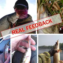 Soft Fishing Lures 50-130mm Double Color T Tail #6