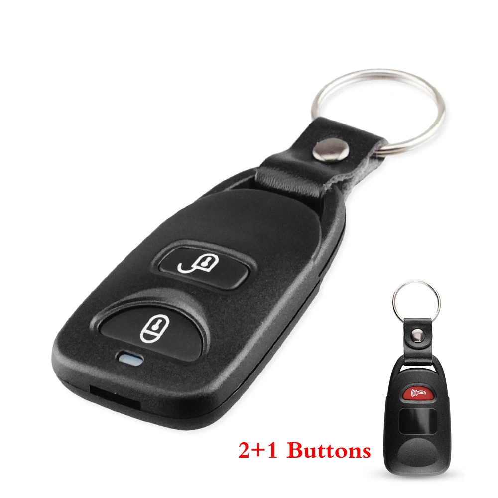 KEYYOU Remote Key Shell Case Fob For Hyundai  Sonata Santa For Kia Carens Replacement 2+1 2 3+1 Buttons 2+1 Button