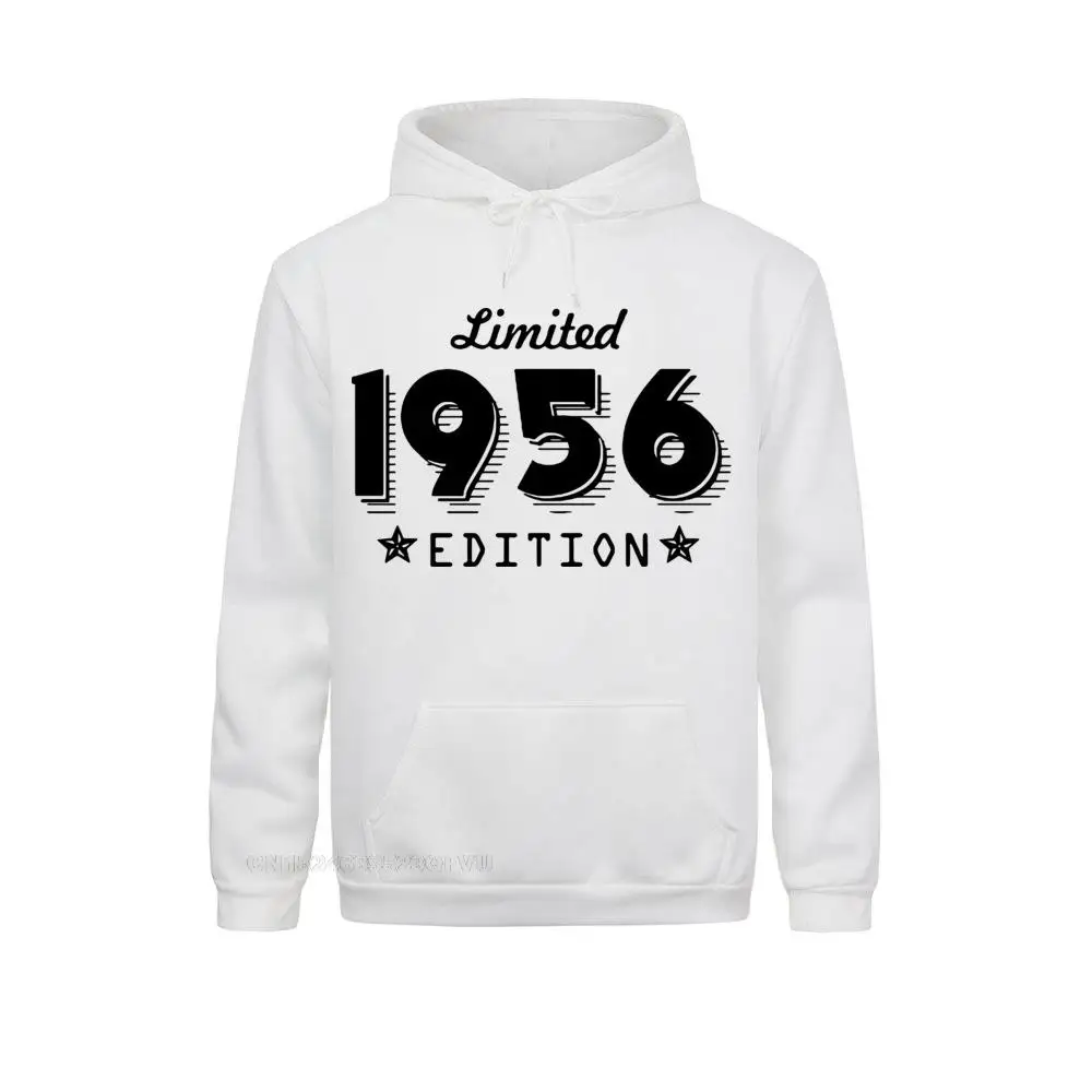 1956 Limited Edition Gold Design Men's Black Hoodie Cool Casual Pride Women Men Unisex New Fashion Sweater Loose Size