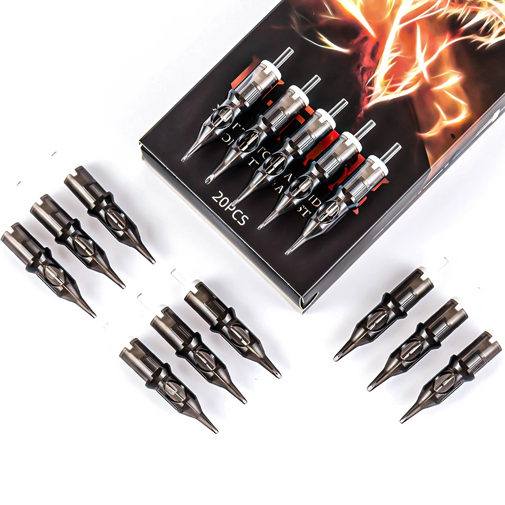 XNET U-REX Cartridge Tattoo Needles Round Liner Disposable Sterilized Safety for Cartridge Machines Grips Permanent Makeup 3RL