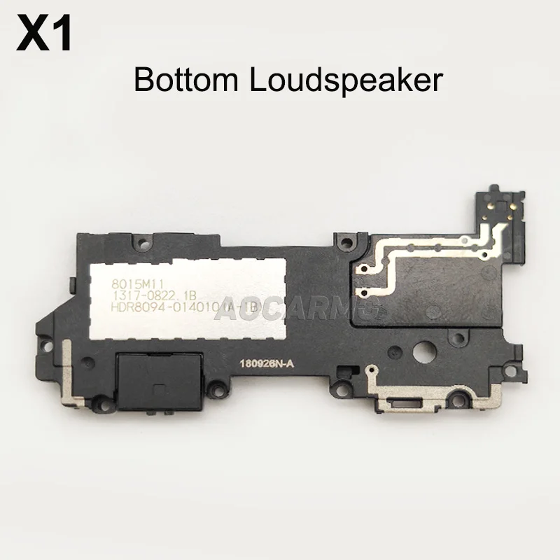 Aocarmo For SONY Xperia 1 / XZ4 / X1 J9110 Top Ear Speaker Earpiece Earphone Bottom Loudspeaker With Adhesive Replacement