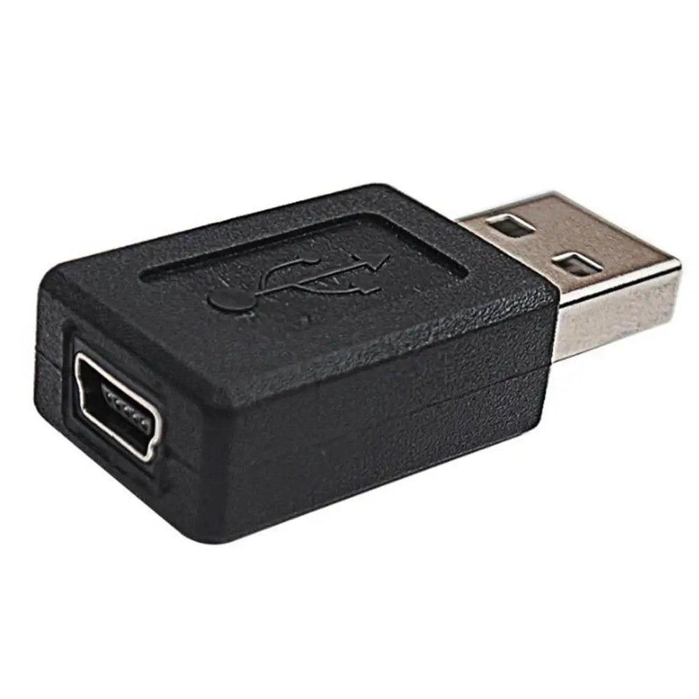 Wholesale New Black USB 2.0 A male and female to Mini USB B 5-pin Female Plug Cable Adapter Connector Best Price