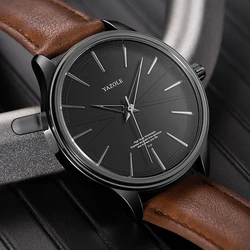 Fashion Creative Men's Watches Leather Strap Waterproof Quartz Watch Men Luxury Casual Wristwatch 2021 Reloj Hombre