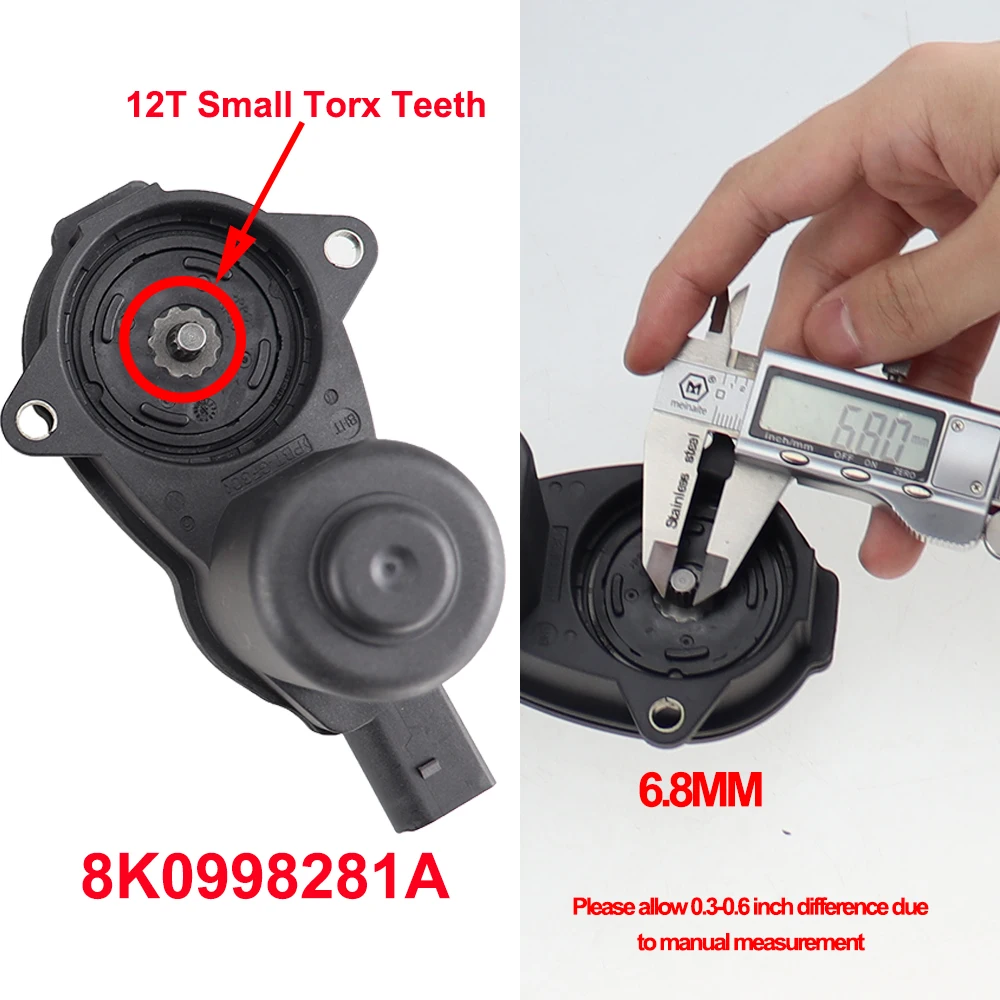 12 Torx Teeth Rear Caliper Parking Hand Brake Servo Motor Handbrake Actuator Fit For Audi A4 A5 RS5 Q5 A6 A7 8K0998281 4H0998281