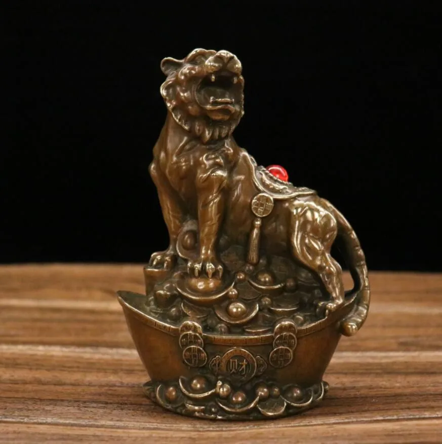 

Archaize brass recruit wealth Ingots tiger crafts statue