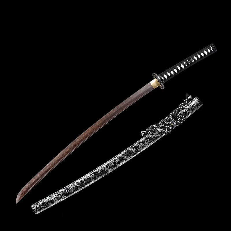 103Cm Cao Cấp Iaido Wenge Thanh Kiếm Gỗ Vũ Khí Nhật Bản Yamashiro Ninja Võ Sĩ Đạo Mới Bắt Đầu Đào Tạo Dao Bộ Sưu Tập