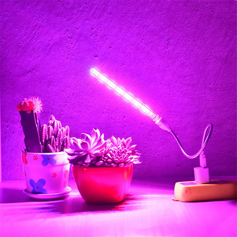 

LED Full Spectrum Plant Lamp USB Grow Light Flexible LED Growth Light Phyto Lamp Flower Seedling Hydroponic Lighting