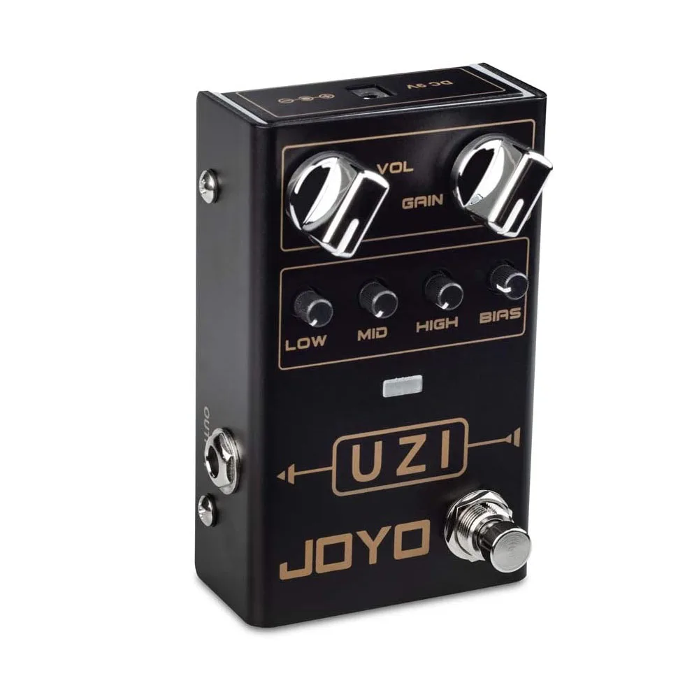 JOYO R-03 UZI Distortion Pedal Guitar Effect Pedal for Heavy Metal Music With BIAS Knob True Bypass Guitar Bass Accessories