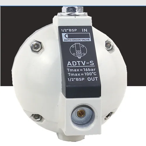 Imagen 2 del producto Flotador redondo mecánico de drenaje condensado automático, 1/2 ""BSP,400l/H, acero de aleación de 100 ° C, escurridor comprosor de aire