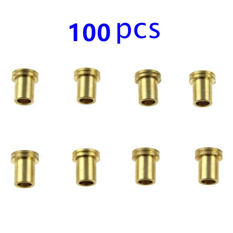 Free Shipping 100PCS 4.5mm Guide Roller Copper Tubes Guide Wheels Copper Sleeves For Tamiya Mini 4WD 94385 DIY Car Model