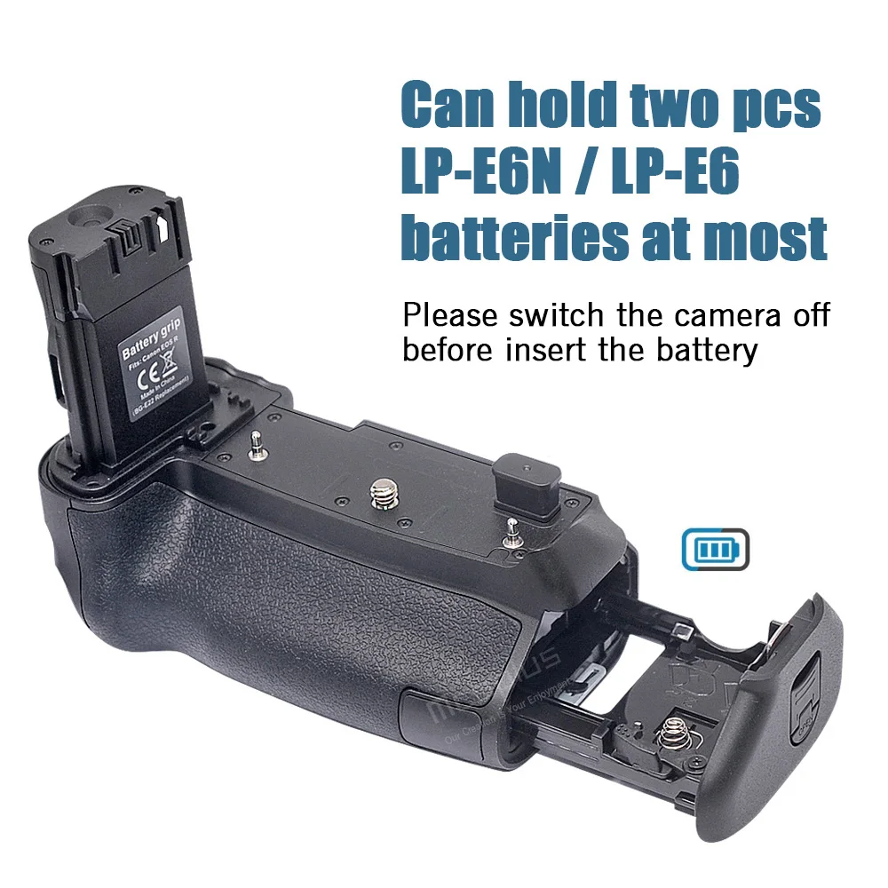 Mcoplus BG-EOS R Vertical Battery Grip Holder for Canon EOSR EOS R Camera Replacement as BG-E22