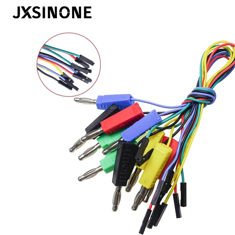 تكويم الموز التوصيل إلى الذكور/الإناث البلوز 26 AWG اختبار الرصاص ملزمة آخر إلى لحام اللوح لينة سيليكون مرنة الرصاص