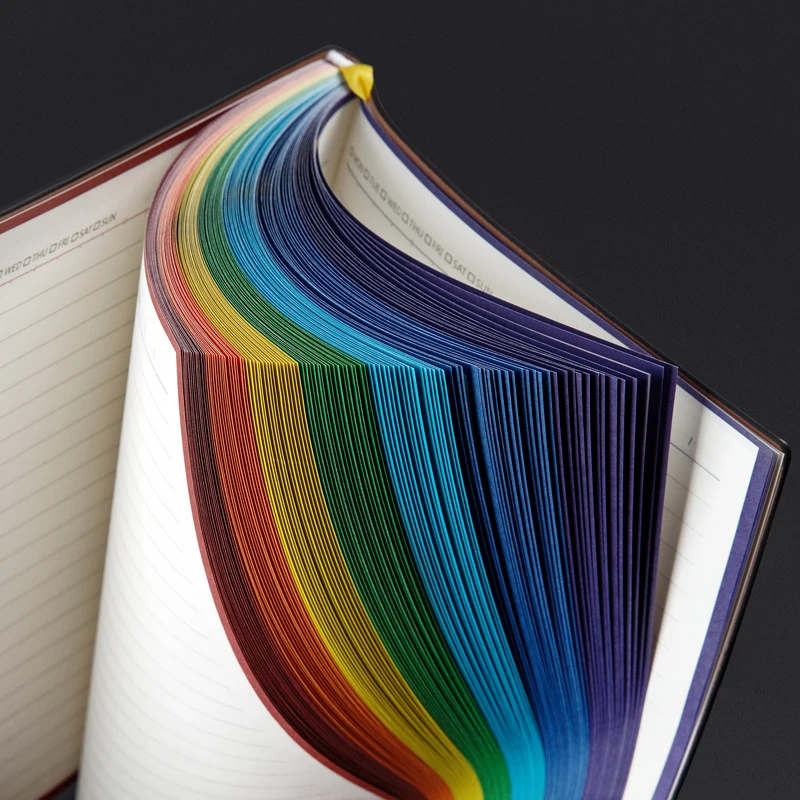 Kintrees-دفتر جلدي A5 بسيط ، سميك ، رائع ، للطلاب الجامعيين