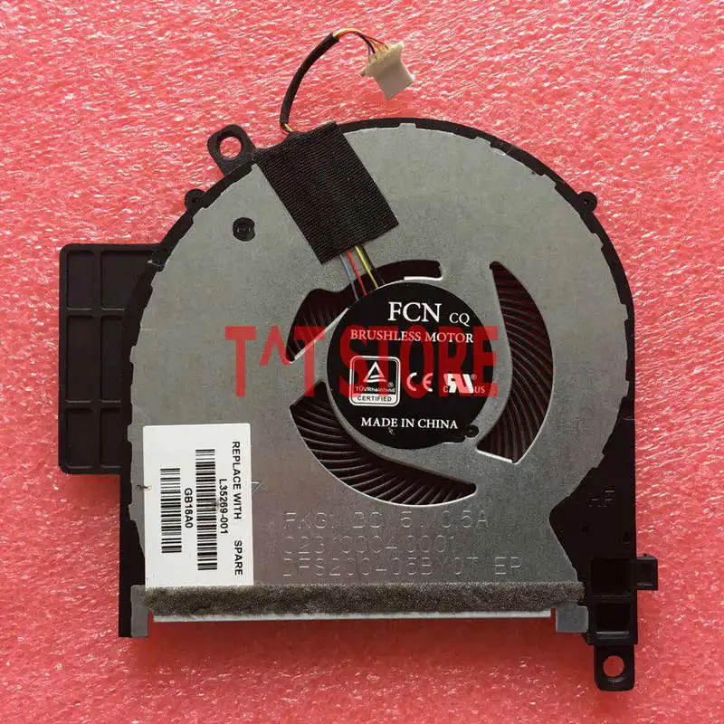 original for HP Envy X360 15-CN 15M-CN 15-CP 15M-CP Laptop Cooling Fan L35269-001 test good free shipping