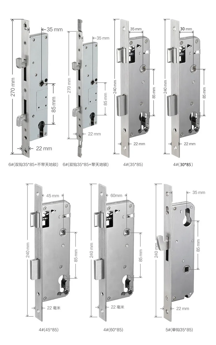 Keyless Entry Security RFID Card Digital Sliding Door Hotel Smart Electric Lock with TThotel Web Management System