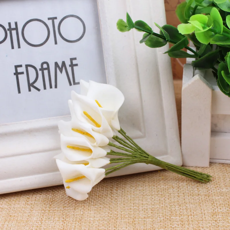 9Colors DIY calla lily  flower wreath accessory garland decoration candy box accessory floral flower