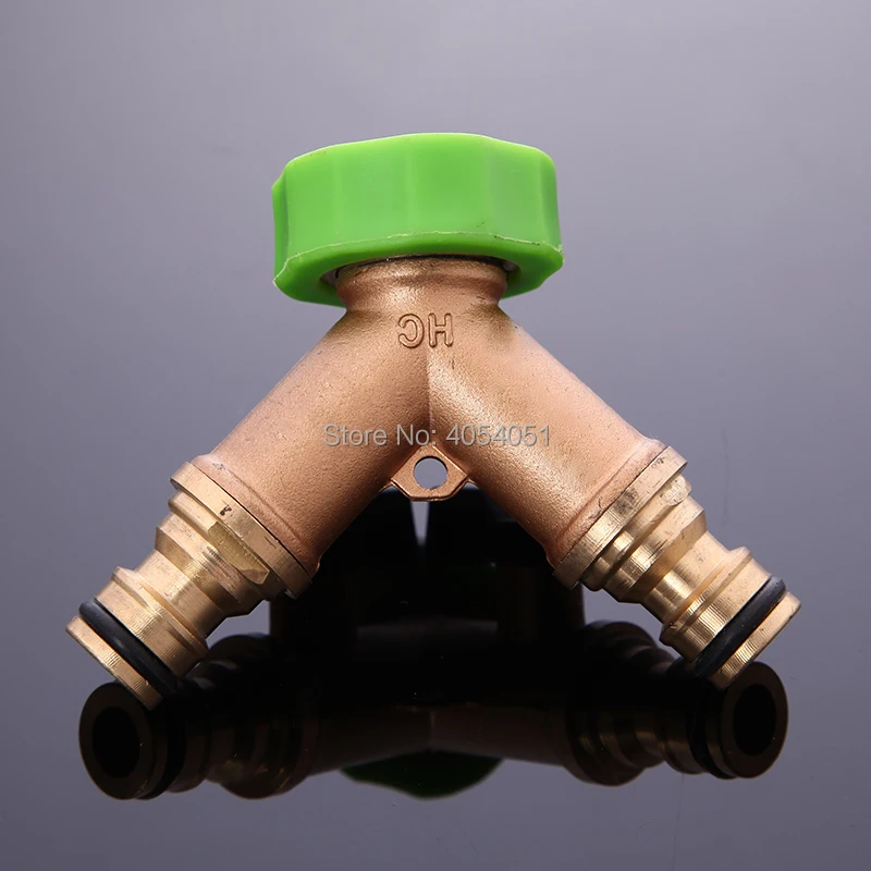 

Y Connector Valve Multifunctional Water Gun Separator Garden Irrigation Watering Flower Hose Splitter Pump