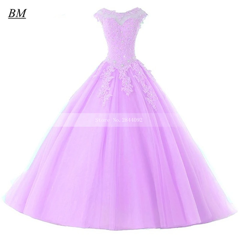 BM In Stock Puffy Quinceanera Dresses 2022 Ball Gown Beading Sweet 16 Dress Prom Party Gown Debutante Vestidos De 15 Anos BM382