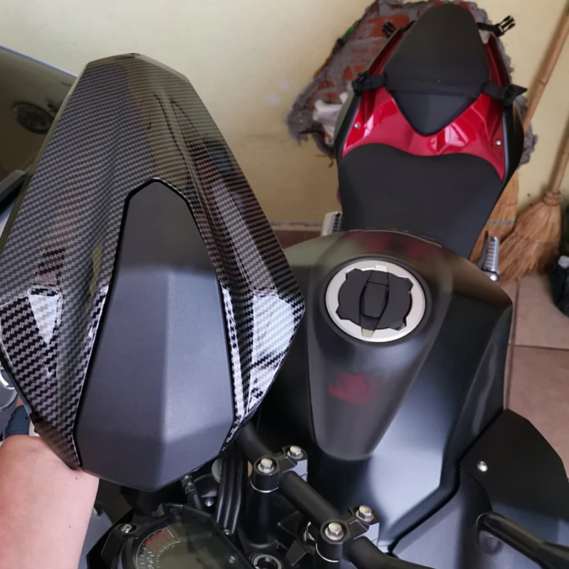 Motocykl pillion zadní kapotáž Seat cowl obal pro 2018 2019 2020 2021-2023 kawasaki nindža 400 250  EX400 Z400 zelená uhlík