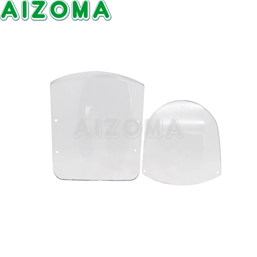 Motorcycle Replacement Windscreen Wind Deflector Windshield Quarter Fairing kit For Harley XL 883 1200 88-Up Dyna