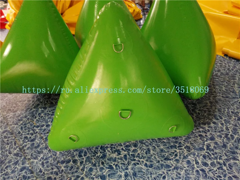 Sale of water sports inflatable buoys, water advertising buoys, water sports competition logo inflatable triangle buoys