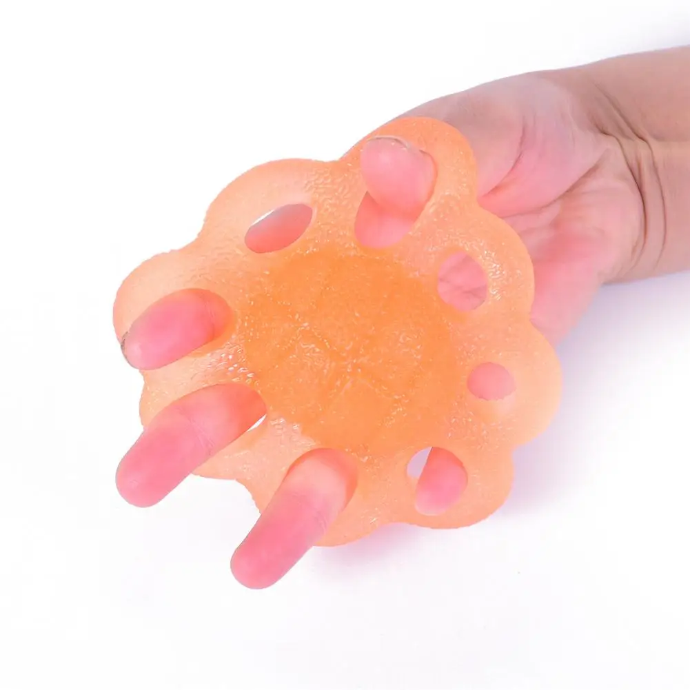 Household Silicone Grip Ball Rehabilitation Training Finger Palm Hand Grip Strengthener Finger Exerciser  Stress Relief Squeeze