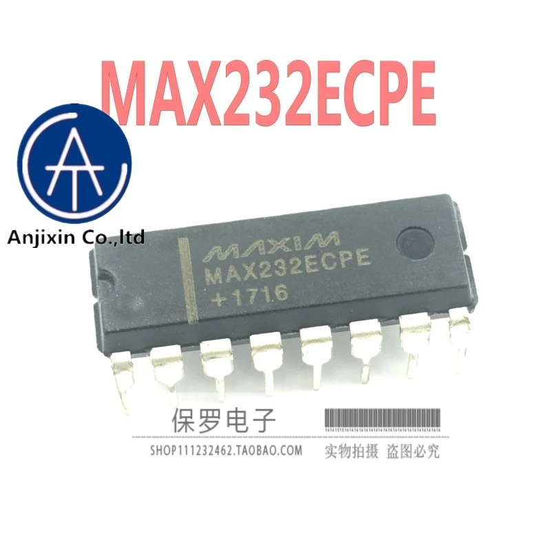 10 stücke 100% orginal und neue transceiver MAX232ECPE MAX232 DIP-16 gerade stecker neue spot echte lager