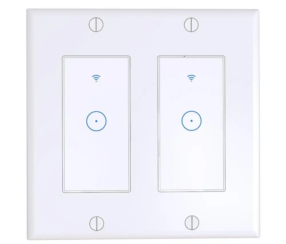 US wifi light switch smart switch interruptor touch power switch voice control Amazon Alexa Google Assista single control