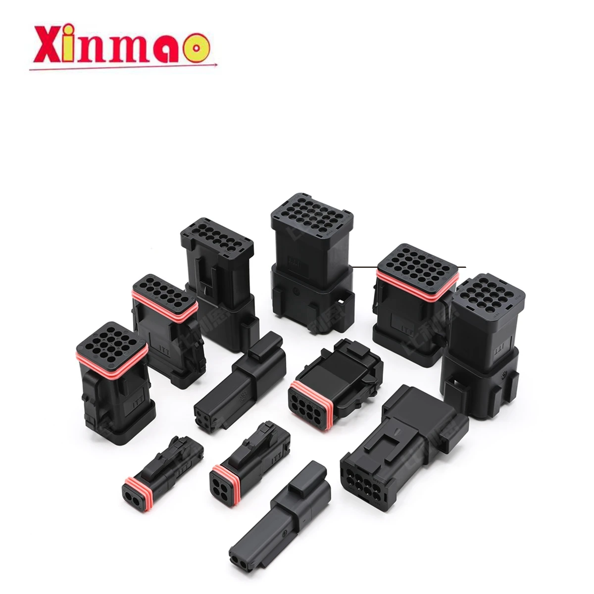 1 set 132015-0072 automobile waterproof connector male and female harness plug ITT 132015-0131 2P 4P 8P 12P 16P 24P