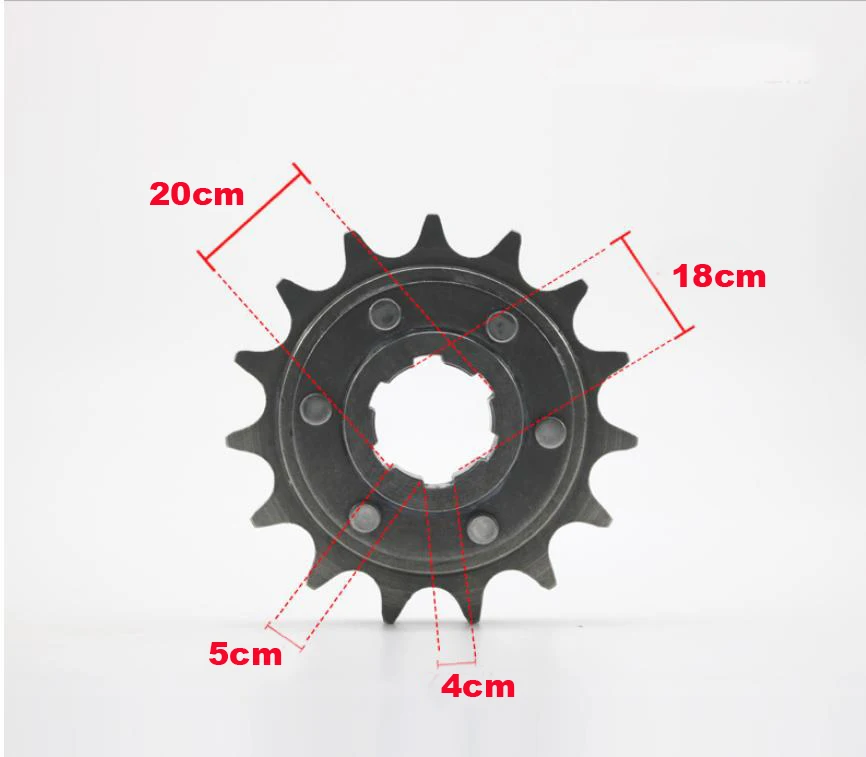 428 Chain Glide wheel sprocket Motorcycle speed modify fuel economizer gear For Honda CG125 CB125 DAELIM VC125 VL125 Teeth