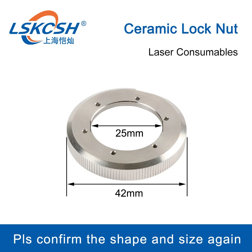 LSKCSH Hohe Qualität Laser Keramik Lock Mutter stecker Für HPSSL LightCutter ProCutter 1,0 Laser Schneiden Kopf