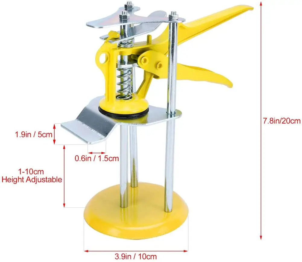 Portable Tile Height Adjuster Tile Locator Brick Precise Regulator Locator Wall Leveling Adjustment Elevating Construction Tool